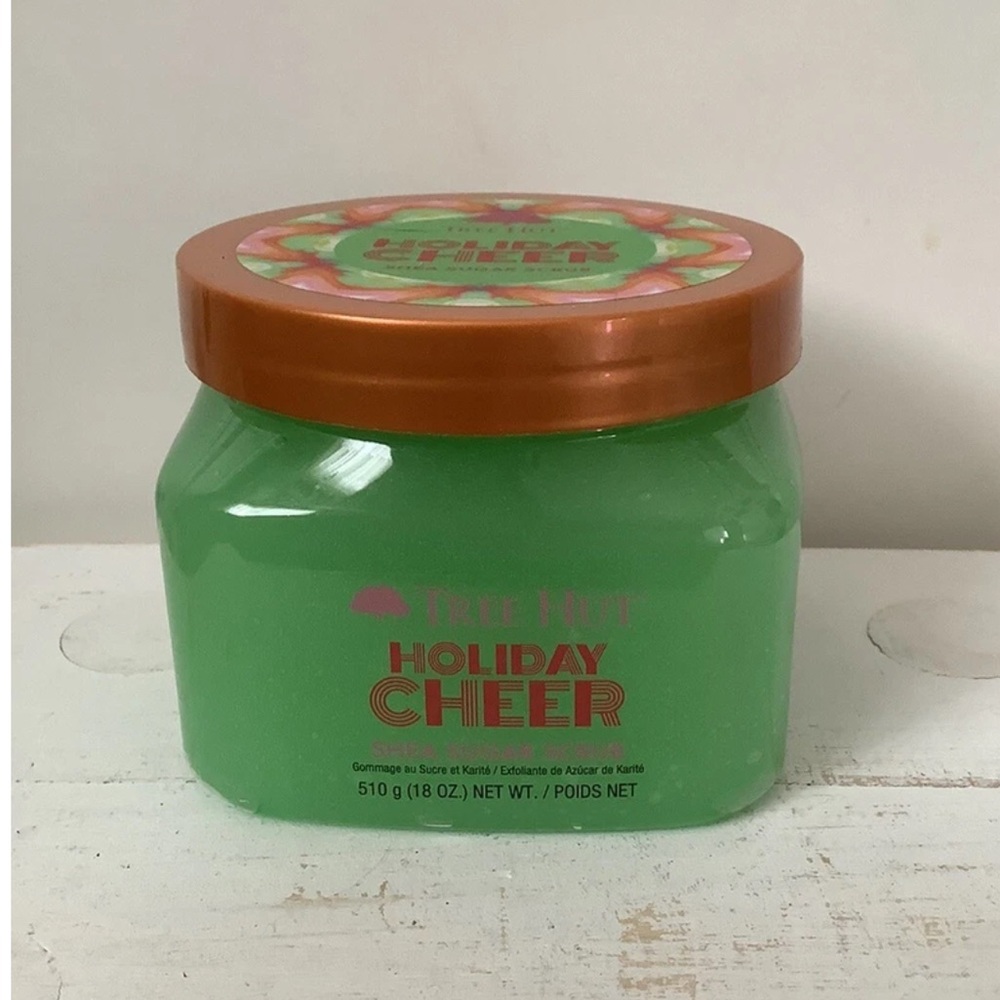 Tree Hut Holiday Cheer Shea Body Sugar Scrub Limited Edition, 18 oz Christmas